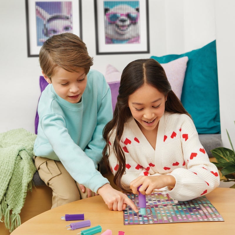 Make It Real - Stamp To Reveal 3 Pack (DJ Bunny, Frog Princess, Chillin Panda) 1811 Pieces - 1473 - Image 5